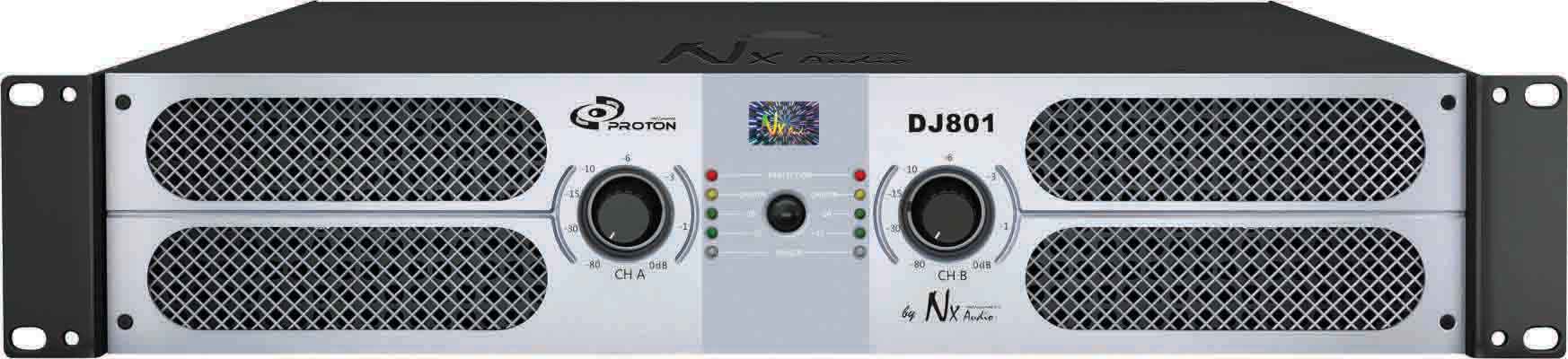 NX Audio DJ801 Professional Power Amplifier